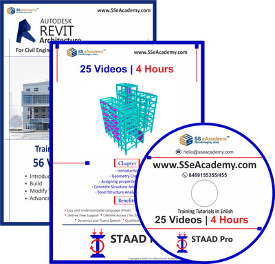 

SS eAcademy Professional Revit and Staad Pro Training Tutorials with Example in English ( 81 Videos | 13 Hours ) [DVD](.mp4)