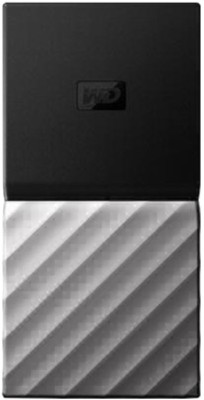 WD My Passport 1 TB Wired External Solid State Drive(Silver, Black)