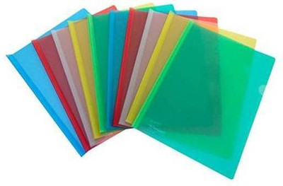 

TEP Polypropylene Stick File(Set Of 10, Multicolor)