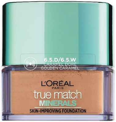 

L'Oreal Paris True Match Minerals Powder Foundation(6.5D6.5W Caramel, 10 g)
