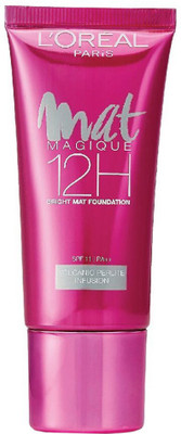 

L'Oreal Paris Mat Magique 12H Bright Mat Foundation(Nude Ivory)