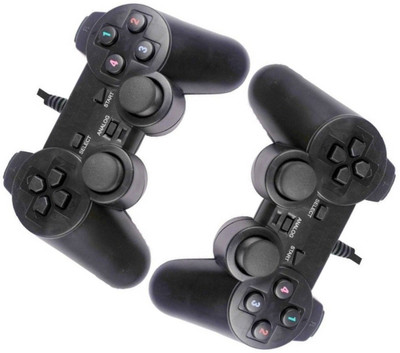 

M Mod Con Pack of Two USB Gaming Controller Joystick 2-Way Vibration Gamepad(Black, For PC, Mac OS)