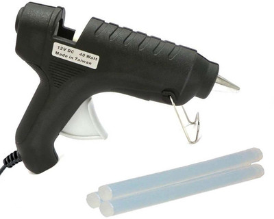 

Yashmit 40 Watt With Free 3 Hot Melt Glue Sticks (4inch/10cm) Standard Temperature Corded Glue Gun(11 mm)