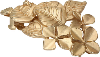 

Fayon Fashion Statement Golden Flower Hair Clip Hair Clip(Gold)