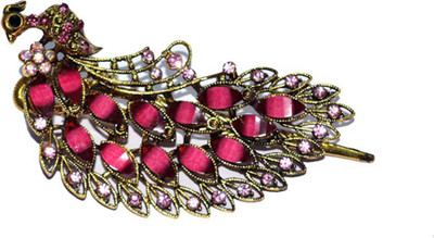 

Neerak Peacock Design Hair Clip (Multicolor) Hair Clip(Multicolor)
