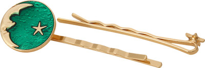 

Fayon Weekend Party Green Moon Star Charms Hair Pin Hair Pin(Gold)