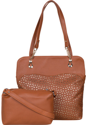 ADISA Hand-held Bag(Brown)