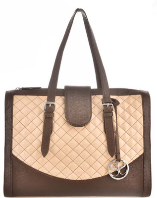 

Satya Paul Shoulder Bag(Beige, Brown)
