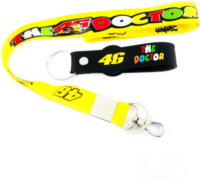 

ShopTop Fabric ID Tag The Doctor 46 and Double Sided Doctor 46 Key Chain Key Chain