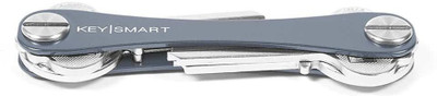 

keysmart Extended Compact Key Holder and Keychain Organizer - Slate (Holds Up to 2-8 Keys) Key Chain
