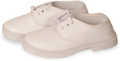 

6Four Shoes Boys Lace Monk Strap Shoes(White