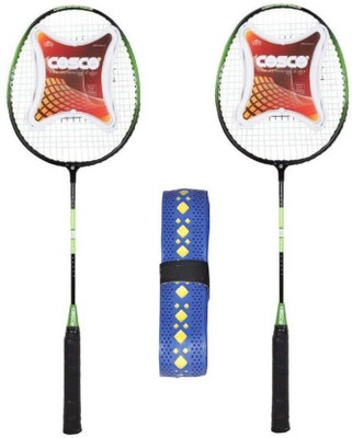 

Cosco Combo Of Two , One 'Cb-85' Badminton racket (Pack of 2) And one Badminton grip (Color On Availability) Badminton Kit