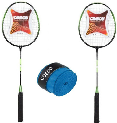 

Cosco Combo Of Two , One 'Cb-85' Badminton racket (Pack of 2) And one Badminton grip (Color On Availability) Badminton Kit