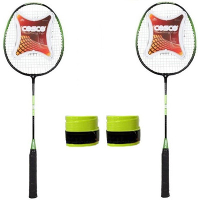 

Cosco Combo Of Two - 'Cb-85' Badminton racket (Pack of 2) And Two Badminton grip (Color On Availability) Badminton Kit