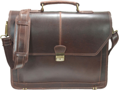 

Trendsfashion Incorporation 14 inch Laptop Messenger Bag(Brown)