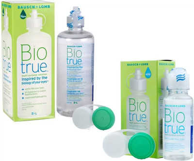 

baush & lomb bio true Lens solution (300ml+60ml) contact lens solution(360)