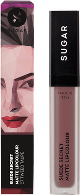 

Sugar Cosmetics Suede Secret Matte Lipcolour(Taupe Rose, 6 ml)