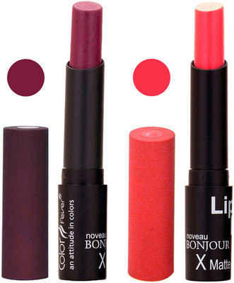 

Color Fever Wine Creamy Matte Lipstick-03-14(Wine, Peach, 7 g)