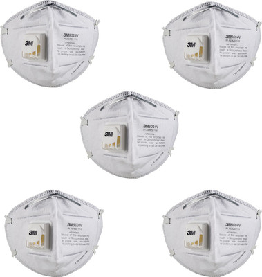 

Vezual 3M 9004V Safety Mask for Dust / Pollution / Smoke / Bike Ridding (Pack of 5) Mask and Respirator
