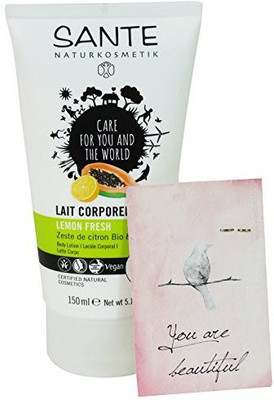 

Yumi Bio Shop Sante Lemon Fresh Body Lotion With Lemon And Papaya Vegan Gluten Free(150 ml)