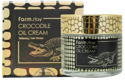 

Farmstay Crocodile Oil Cream Anti Wrinkle Whitening Nutrition Elasticity(73.05 ml)