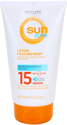 

Oriflame Sweden Sun Zone UV Protector Face and Exposed Areas High(150 ml)