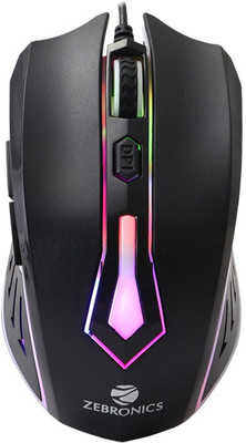 

Zebronics Speed Wired Optical Gaming Mouse(USB, Black)