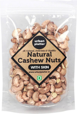 

Urban Platter Whole Natural Cashew Nuts (With Skin) [Grade A, Delicious, Healthy Kaju] Cashews(400 g, Pouch)