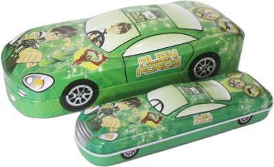 

Shree Krishna Handicrafts And Gallery Ben 10 ( Set of 2 ) Cartoon Art Metal Pencil Box(Set of 2, Green)