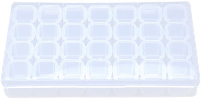 

Must Visit 28 Day Tablet Pill Box Holder Medicine Storage Organizer Case Container Multi Purpose Uses 28 Slots Organizer Use It As Earnings /Tablets/ Beads etc.. Organizer Pill Box(White)