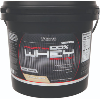 

Ultimate Nutrition Prostar 100% Whey Protein(4.54 kg, Vanilla Cream)
