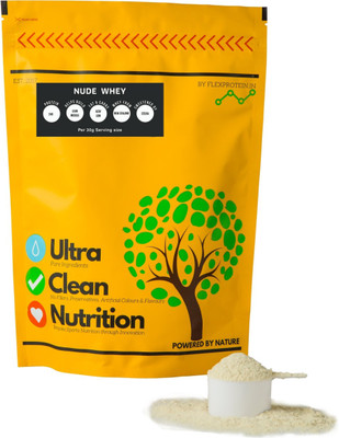 

Flex Protein FlexProteinTM Nude Whey Protein 100% Natural Ultra-filtered Instantised Whey Natural Vitamin A, Iron & Calcium 2.2Lbs (Unflavored) Whey Protein(1 kg, Unflavored)