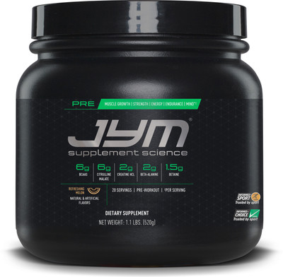 JYM Pre Supplement Science Protein Blends(520 g, Refreshing Melon)