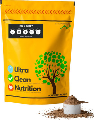 

Flex Protein FlexProtein™ Nude Whey Protein 100% Natural Ultra-filtered Instantised Whey Natural Vitamin A, Iron & Calcium 2.2Lbs (Chocolate Cream) Whey Protein(1 kg, Chocolate)
