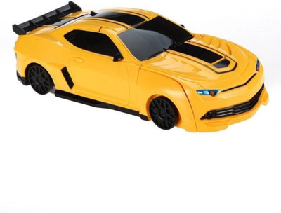 

Royal Collections Rechargeable RC Bumble-Bee Transformer Robot Toy For Kids (Yellow)(Multicolor)
