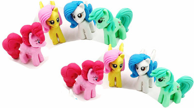 

Lill Pumpkins Kanjak Special Sweet Pony Eraser Set of 8 pack