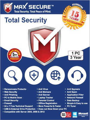 

Max Secure Total Security 1 User 3 Years(Voucher)