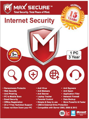 

Max Secure Internet Security 1 User 3 Years(Voucher)