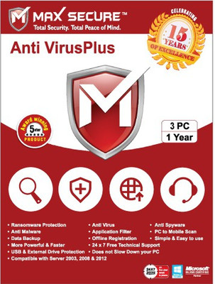 

Max Secure Anti-virus 3 User 1 Year(Voucher)