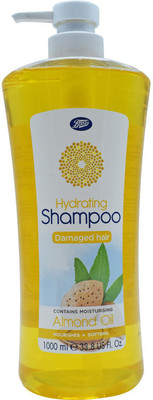 

Boots Hydrating Shampoo, Damaged Hair, Almond Oil - 1000ml (33.8oz)(1000 ml)