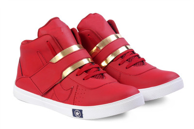 

Bonexy Sneakers For Men(Red, Gold
