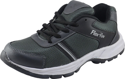 

Flex Run Walking Shoes For Men(Black, Grey