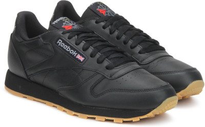 

REEBOK CL LTHR Casual For Men(Black, Black/gum