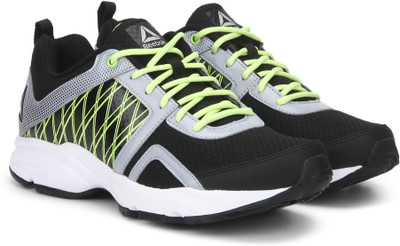 

REEBOK SMOOTH FLYER XTREME Running Shoes For Men(Black, Grey, Black//cool shadow/green