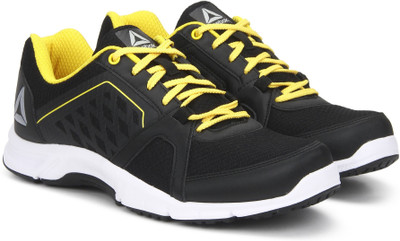 

REEBOK EDGE QUICK EXTREME Running Shoes For Men(Black, Black/primal yellow