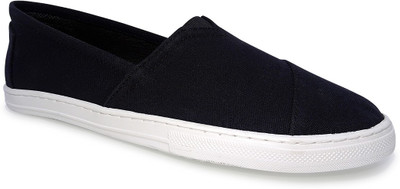 Zoopster Slip On Sneakers For Men(Black)