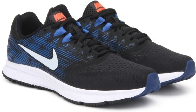Nike ZOOM SPAN 2 Running Shoes For Men(Black) - Price Pacific