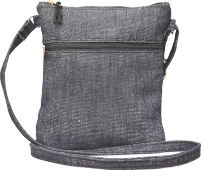 

AGGDA Boys & Girls Blue Denim Sling Bag