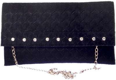 

Aliado Women Evening/Party Black Leatherette Sling Bag