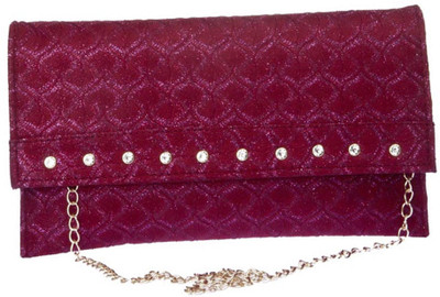 

Aliado Women Evening/Party Purple Leatherette Sling Bag